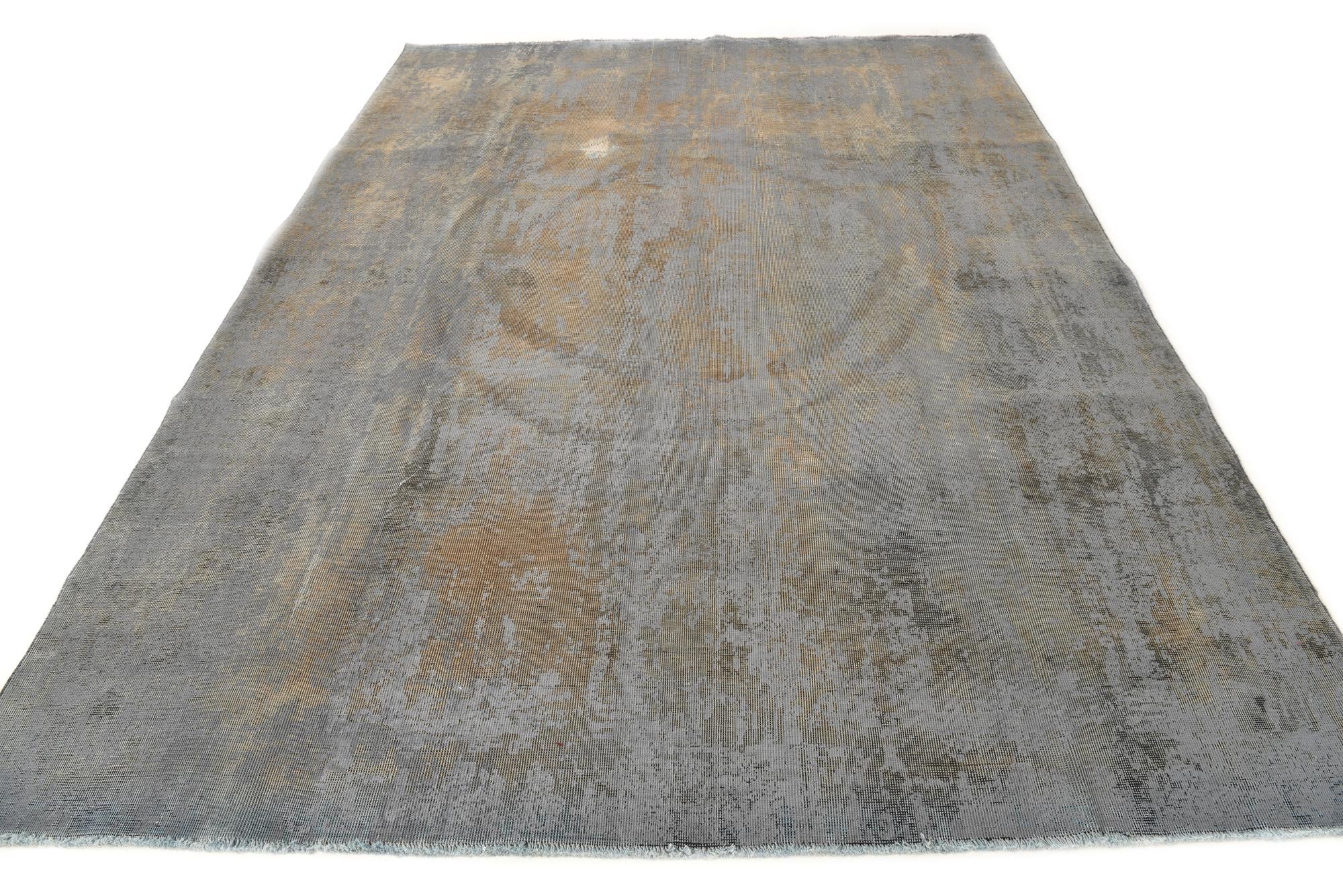 7' 10 x 10' 7 Hand Knotted Ultra Vintage Persian Wool Rug
