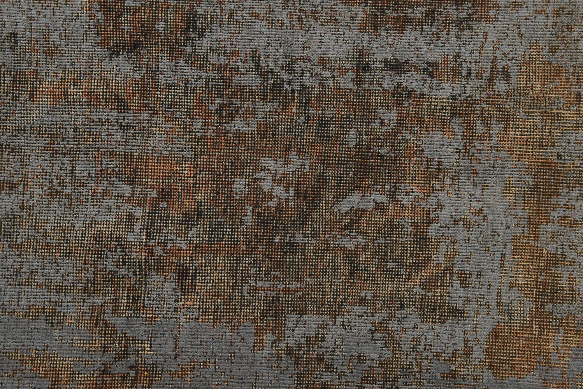 9' 4 x 12' 3 Hand Knotted Ultra Vintage Persian Wool Rug