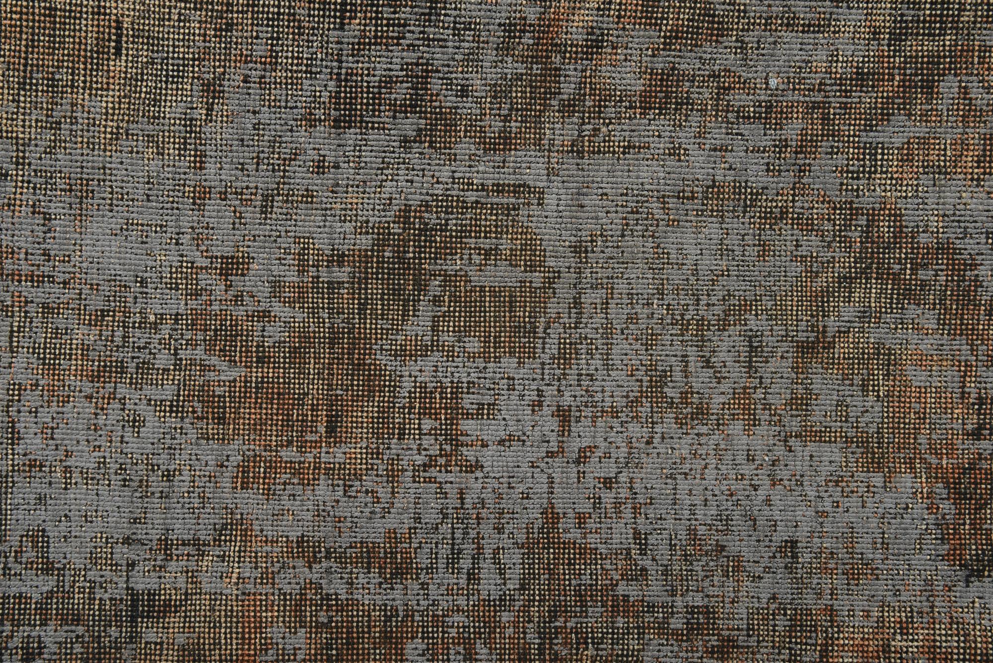 9' 4 x 12' 3 Hand Knotted Ultra Vintage Persian Wool Rug