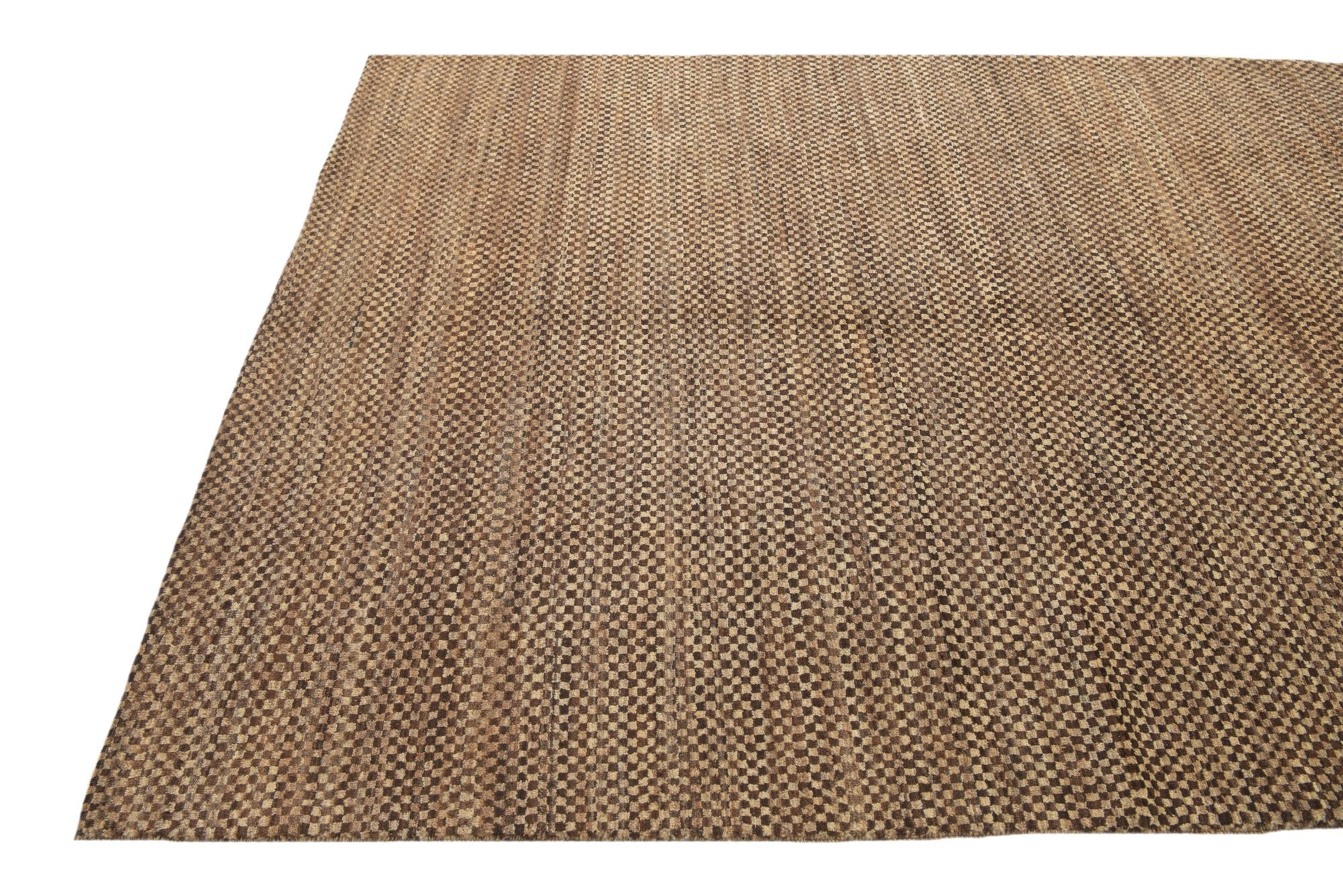 6' 4 x 9' 7 Hand Knotted Kashkuli Gabbeh Oriental Wool Rug