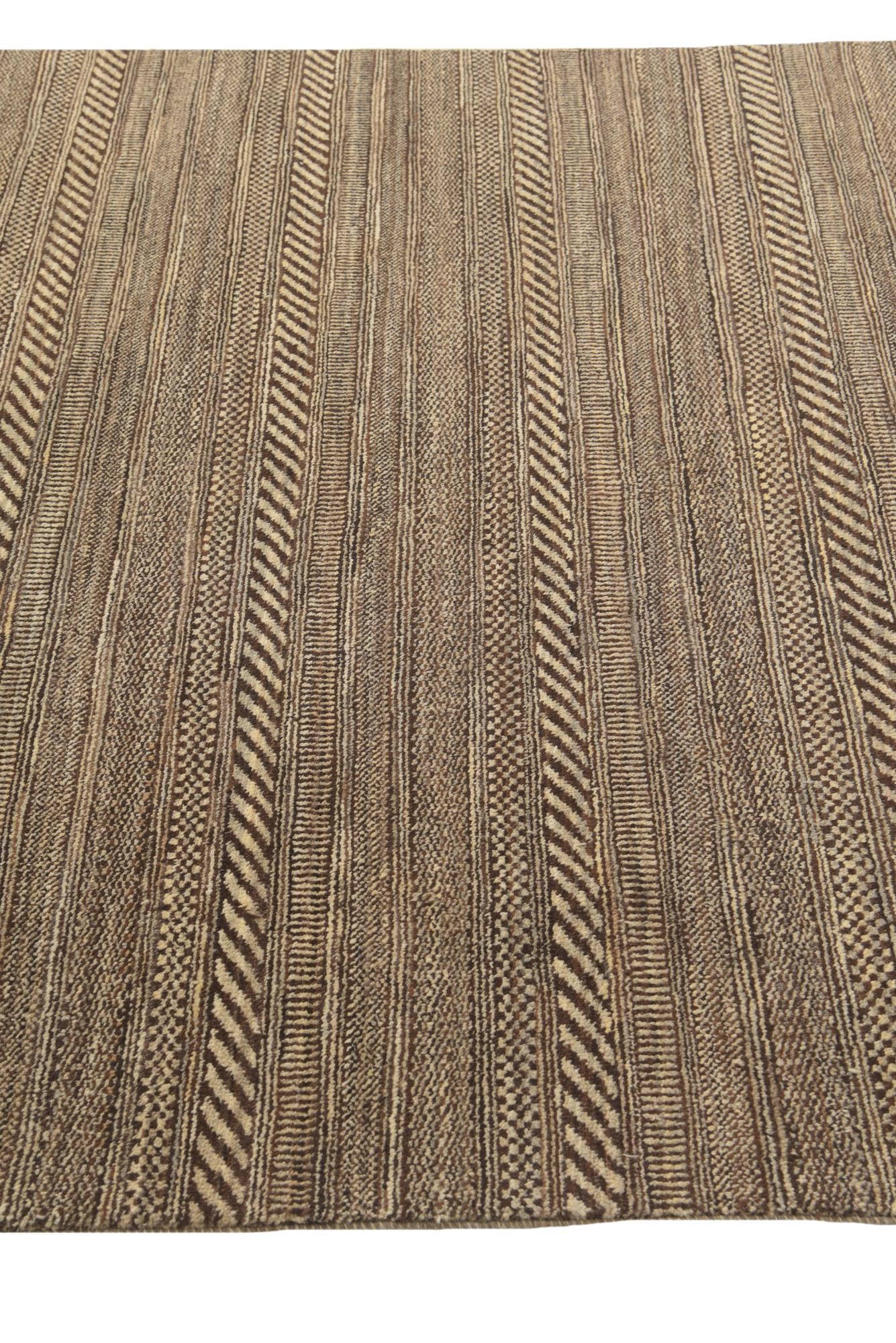 5' 6 x 8' Hand Knotted Kashkuli Gabbeh Oriental Wool Rug