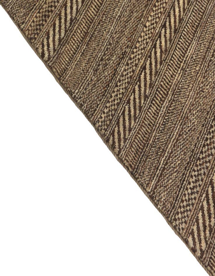 Detail image of 5' 6 x 8'  Hand Knotted Kashkuli Gabbeh Oriental Wool Rug