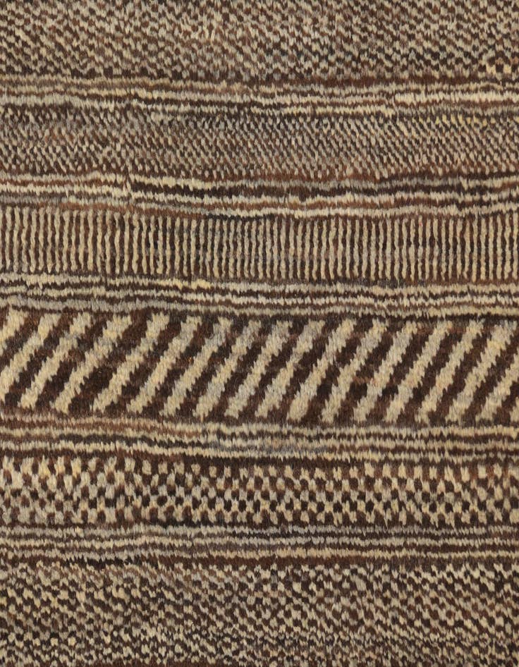 Detail image of 5' 6 x 8'  Hand Knotted Kashkuli Gabbeh Oriental Wool Rug