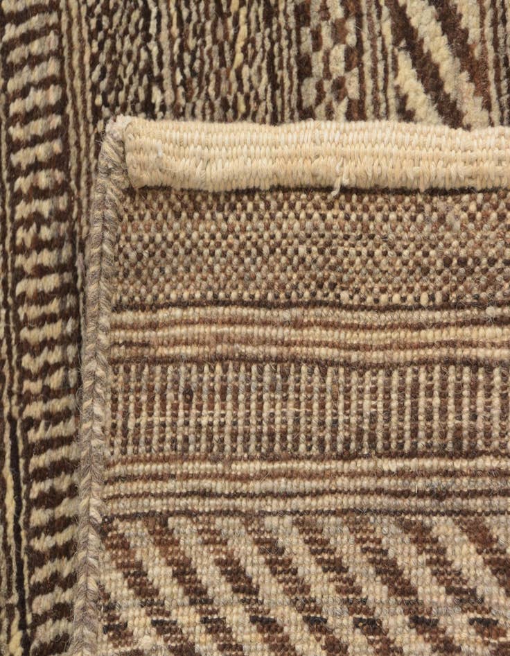 Detail image of 5' 6 x 8'  Hand Knotted Kashkuli Gabbeh Oriental Wool Rug