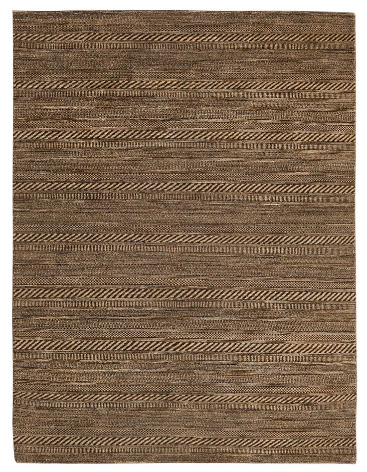 Detail image of 5' 6 x 8' Hand Knotted Kashkuli Gabbeh Oriental Wool Rug