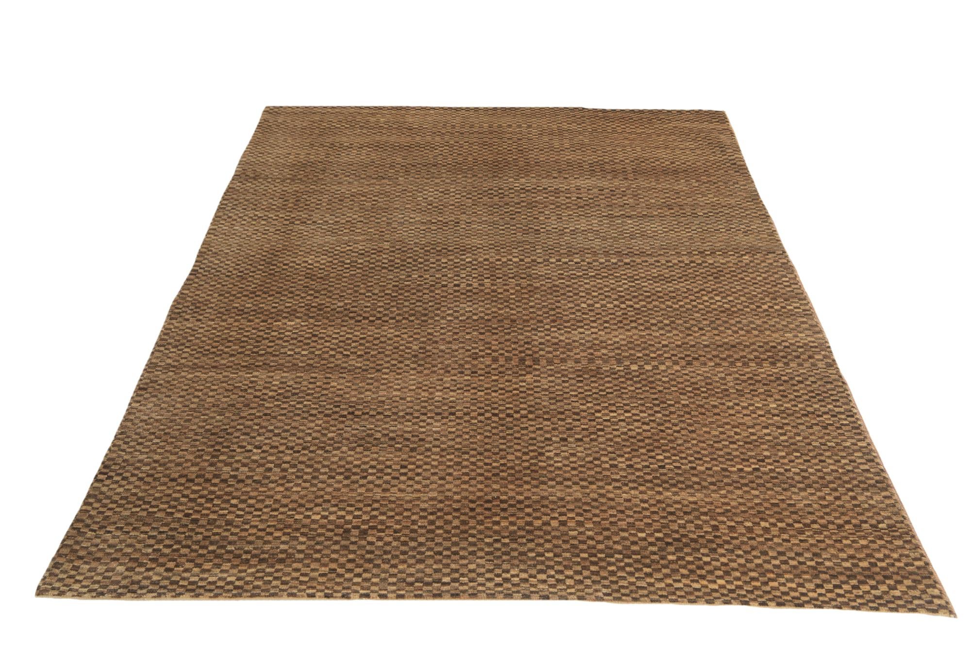 5' 7 x 8' 1 Hand Knotted Kashkuli Gabbeh Oriental Wool Rug