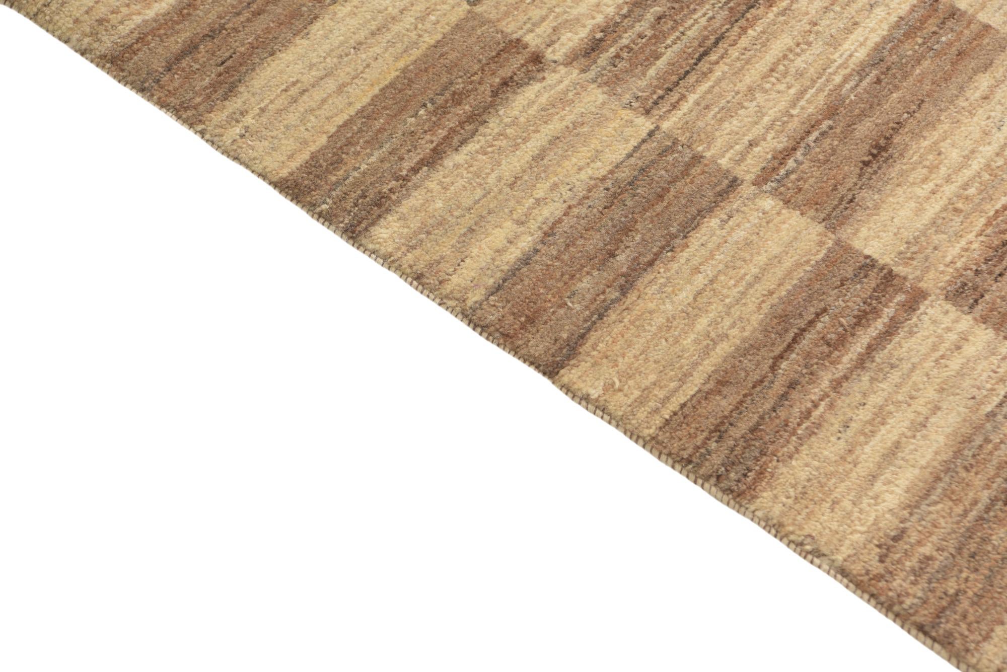 4' 7 x 7' Hand Knotted Kashkuli Gabbeh Oriental Wool Rug