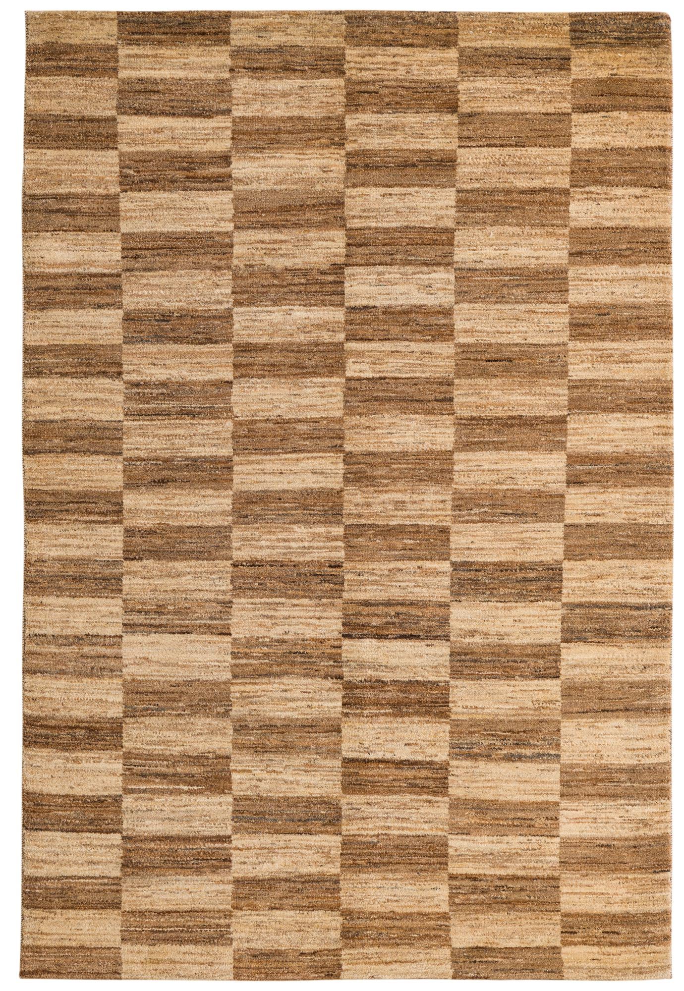 4' 7 x 7' Hand Knotted Kashkuli Gabbeh Oriental Wool Rug