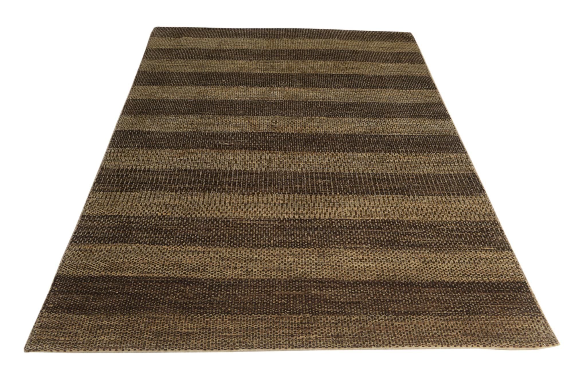 5' 6 x 8' 2 Hand Knotted Kashkuli Gabbeh Rug