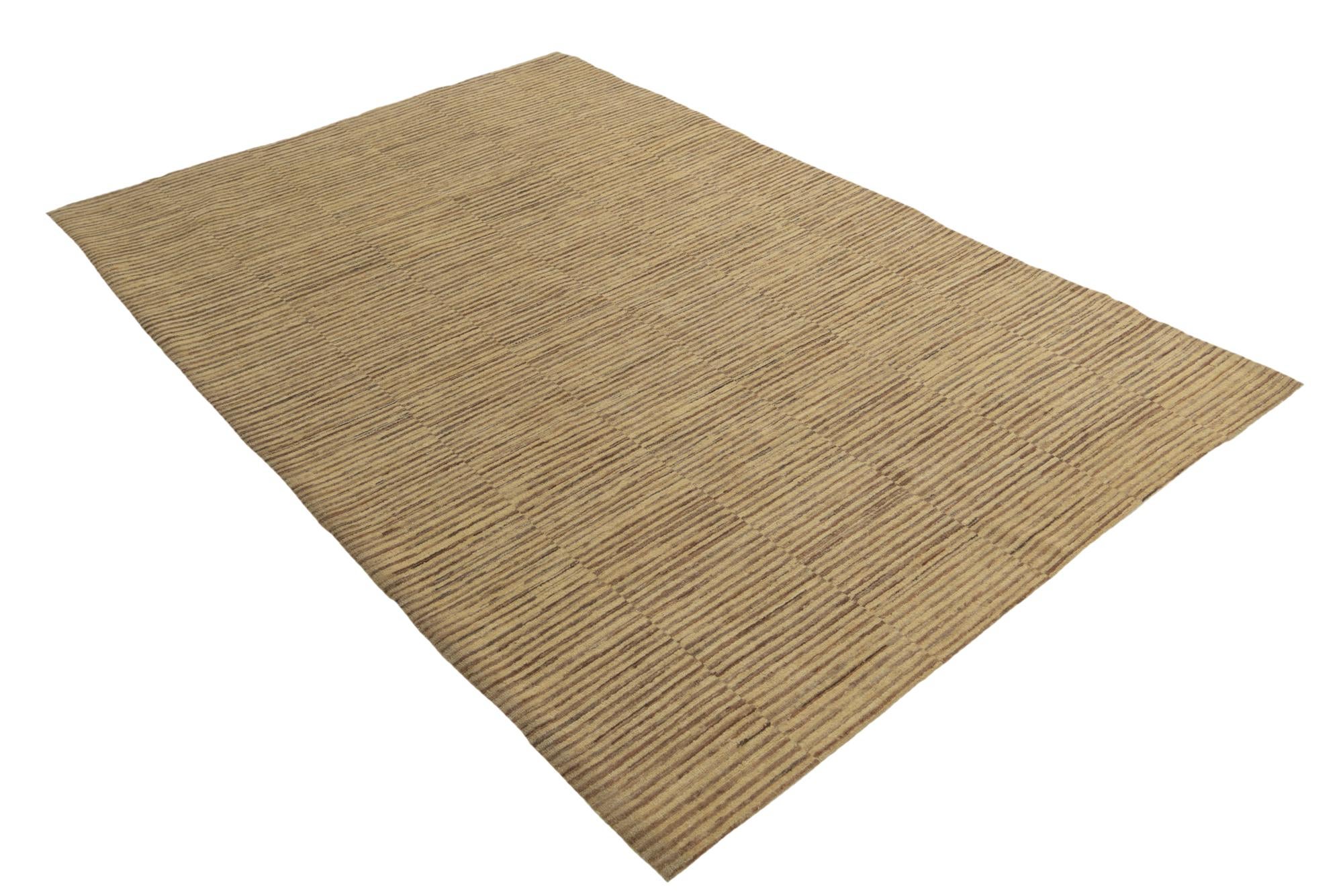 5' 8 x 8' 3 Hand Knotted Kashkuli Gabbeh Wool Rug
