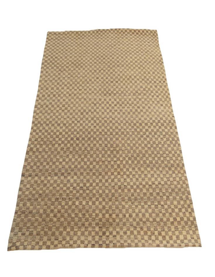 Detail image of 5' 1 x 6' 3 Hand Knotted Kashkuli Gabbeh Oriental Wool Rug