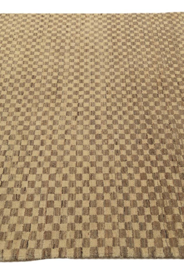 Detail image of 5' 1 x 6' 3 Hand Knotted Kashkuli Gabbeh Oriental Wool Rug