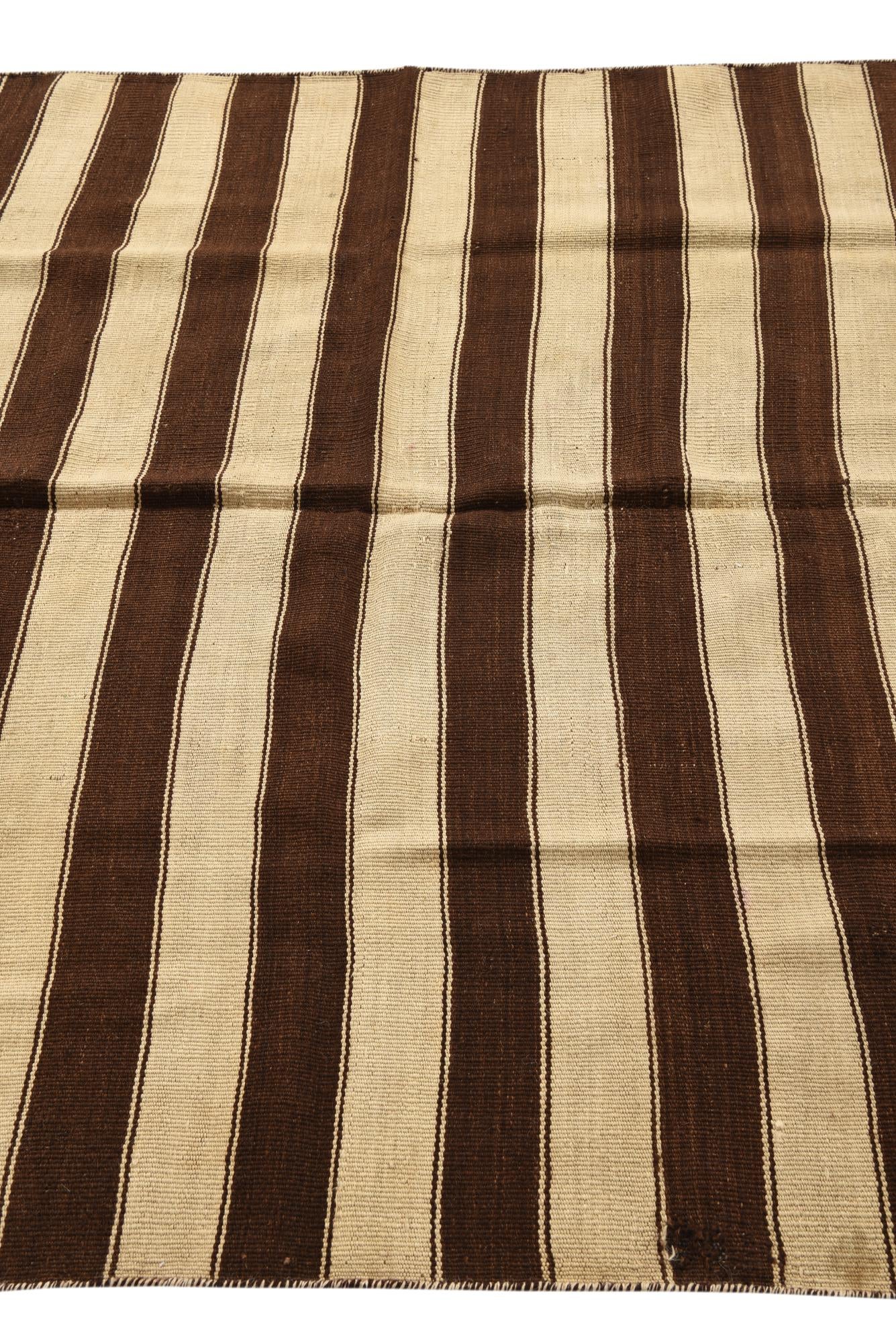 145cm x 285cm Hand Woven Kilim Fars Wool Rug