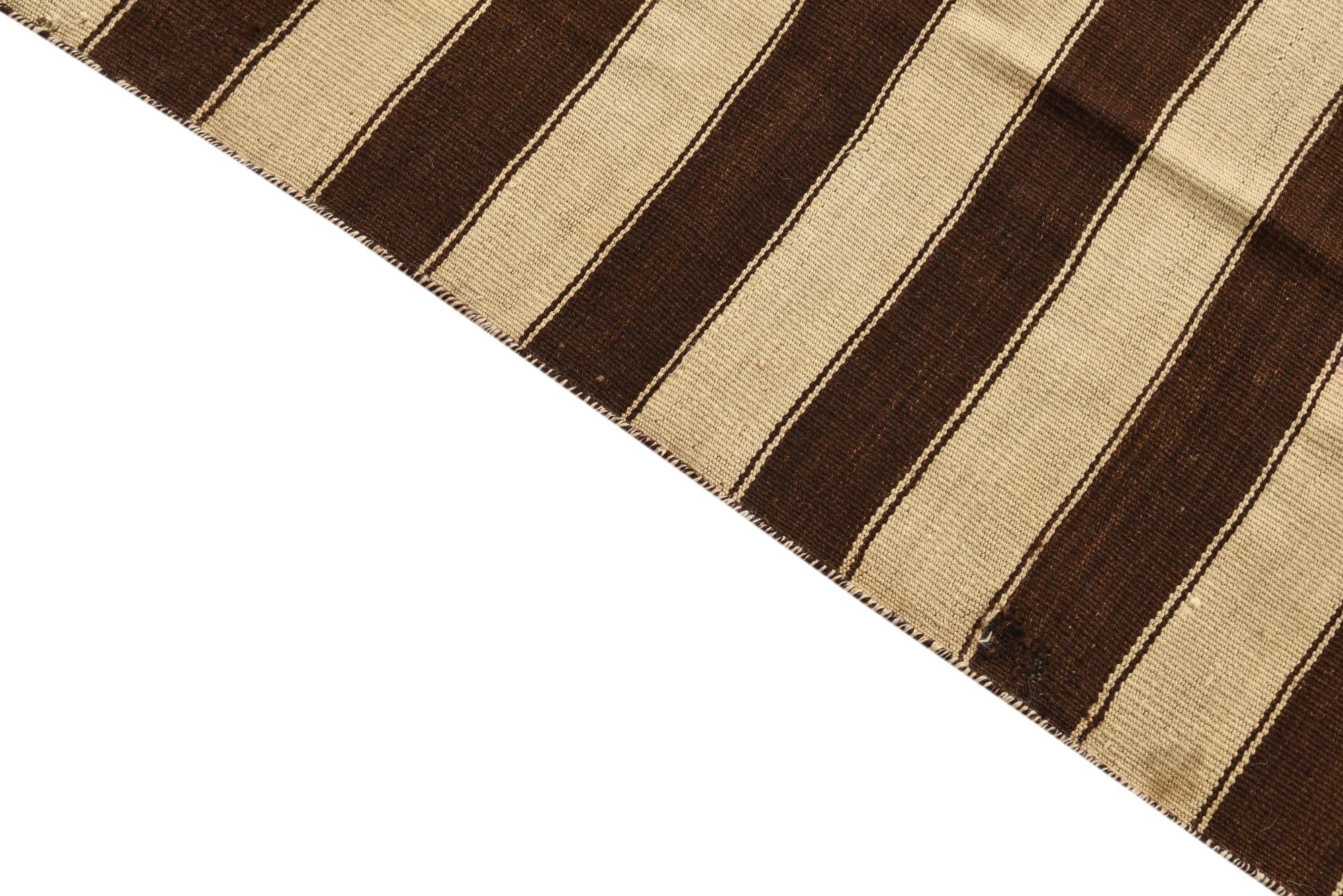 145cm x 285cm Hand Woven Kilim Fars Wool Rug
