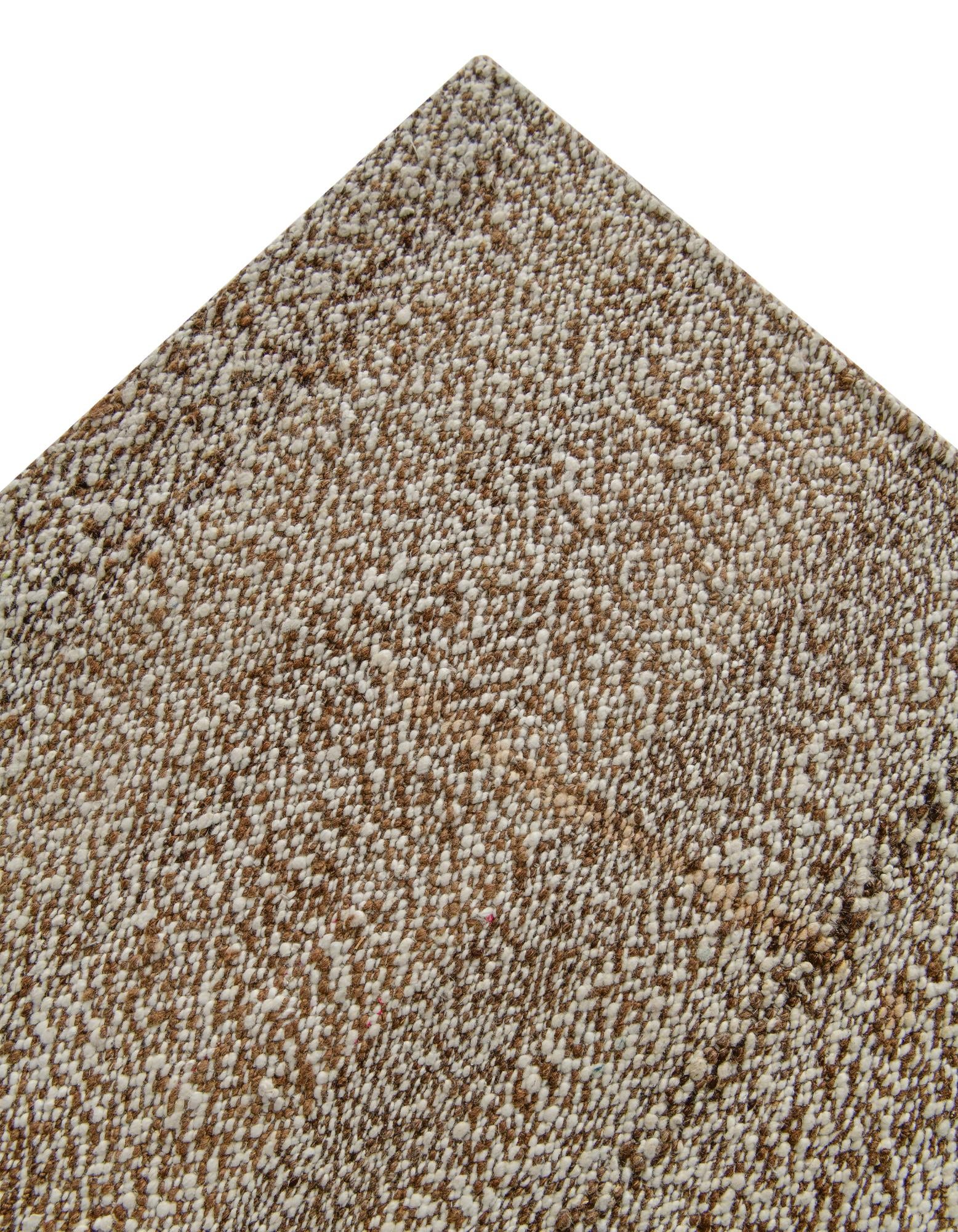 6' 8 x 9' 6 Hand Woven Kilim Modern Wool Rug