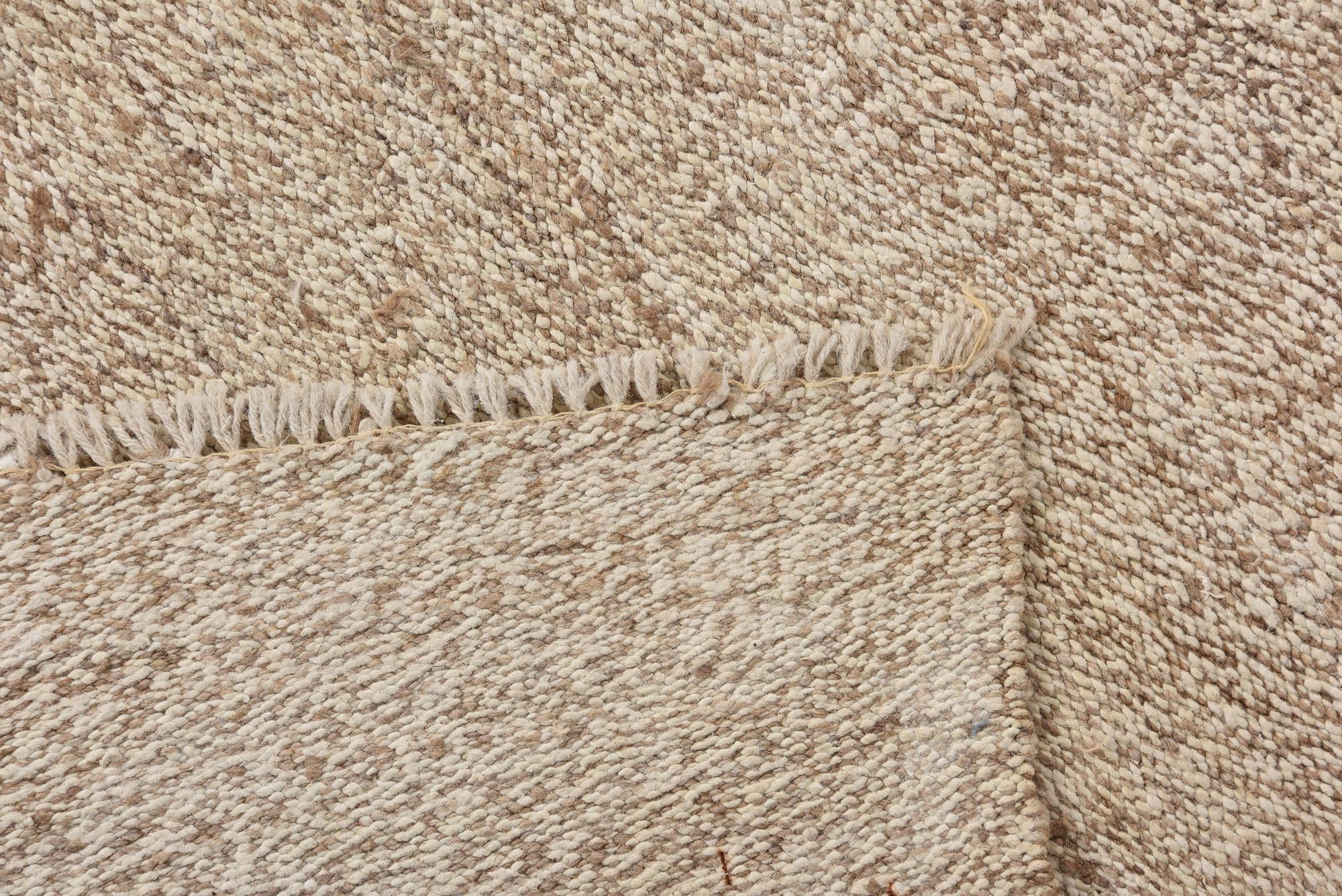 6' 3 x 9' 6 Hand Woven Kilim Modern Wool Rug