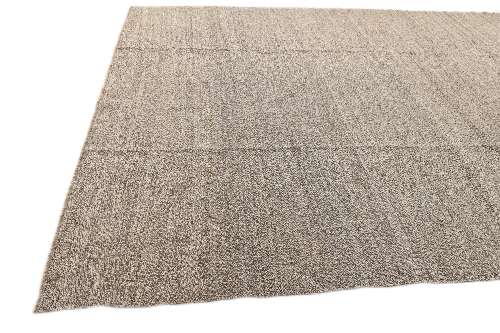 300cm x 345cm Tejido a mano Kilim Modern Alfombra Lana