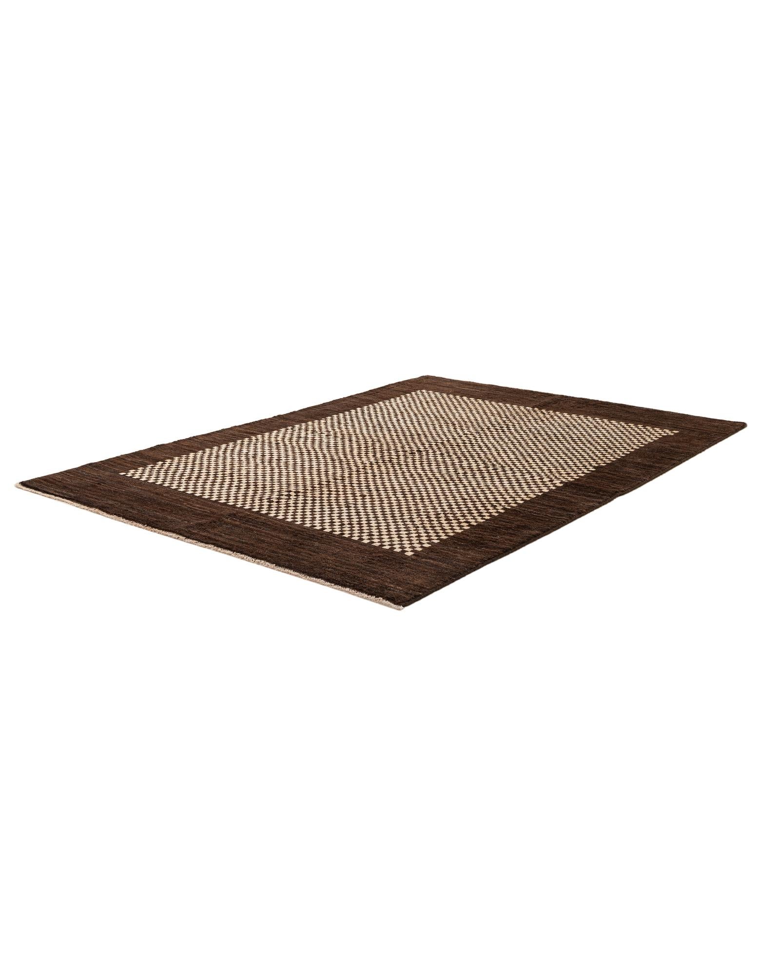 5' 7 x 8' Hand Knotted Modern Ziegler Wool Rug