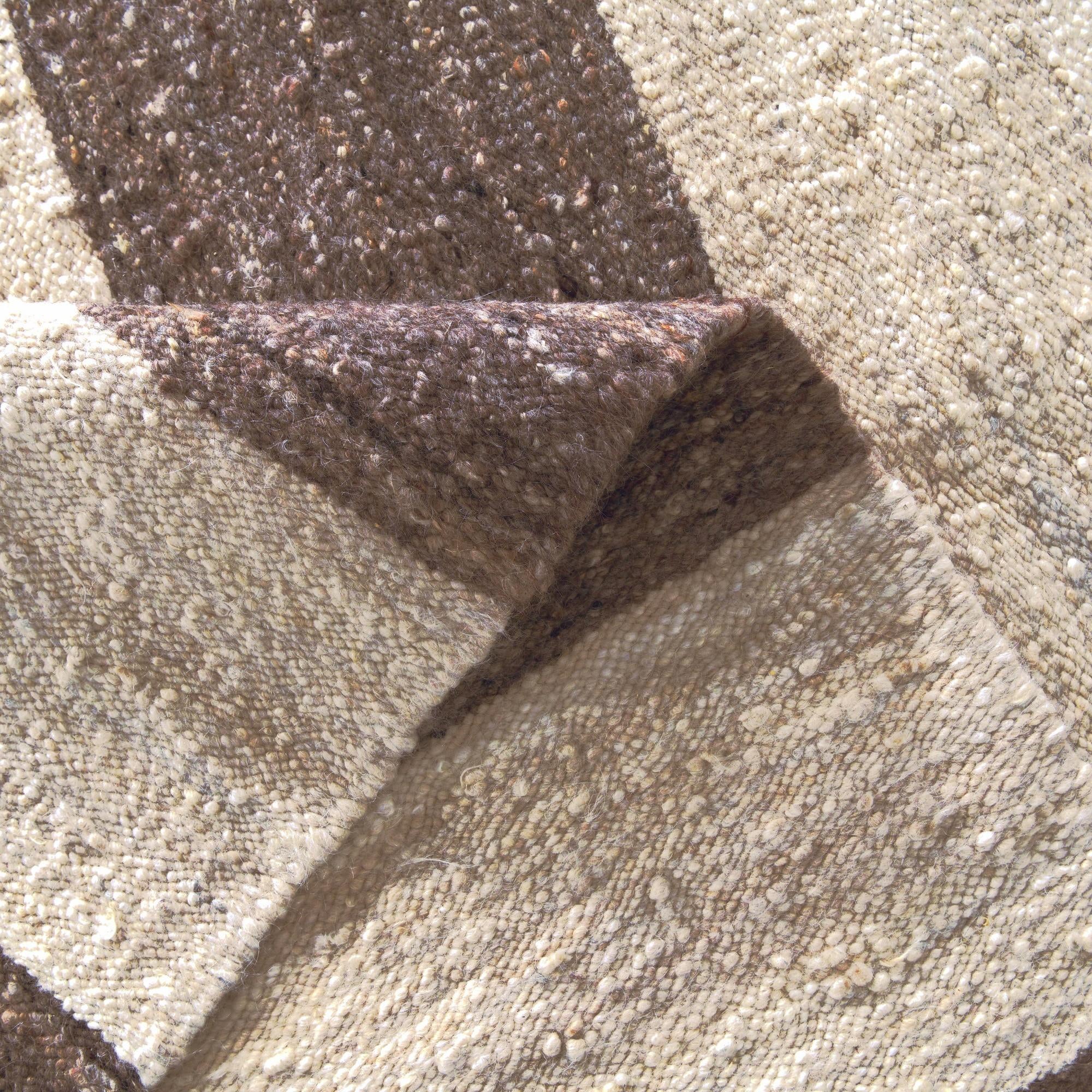 5' x 6' 11 Hand Knotted Moroccan Wool Rug