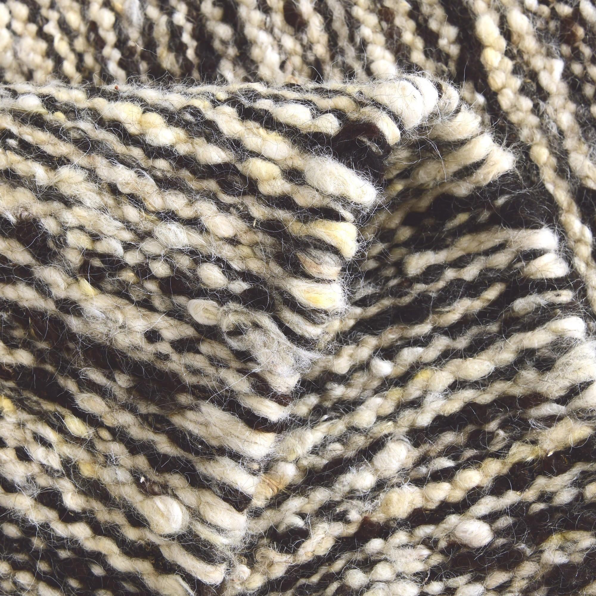 2' 1 x 3' Hand Knotted Moroccan Wool Rug