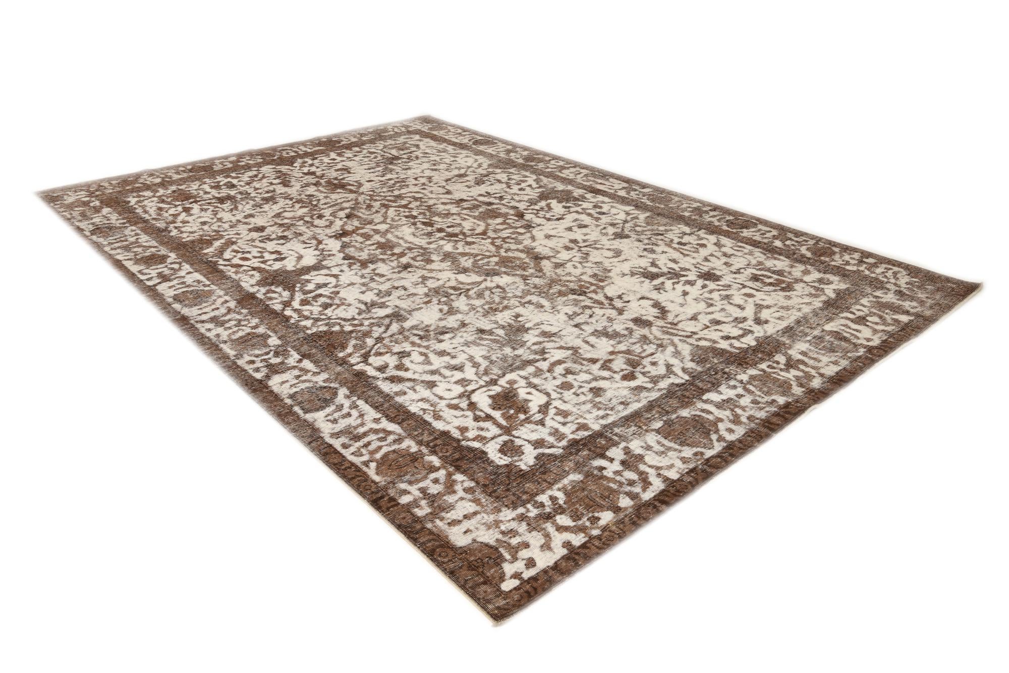 8' 8 x 12' 2 Hand Knotted Ultra Vintage Persian Wool Rug
