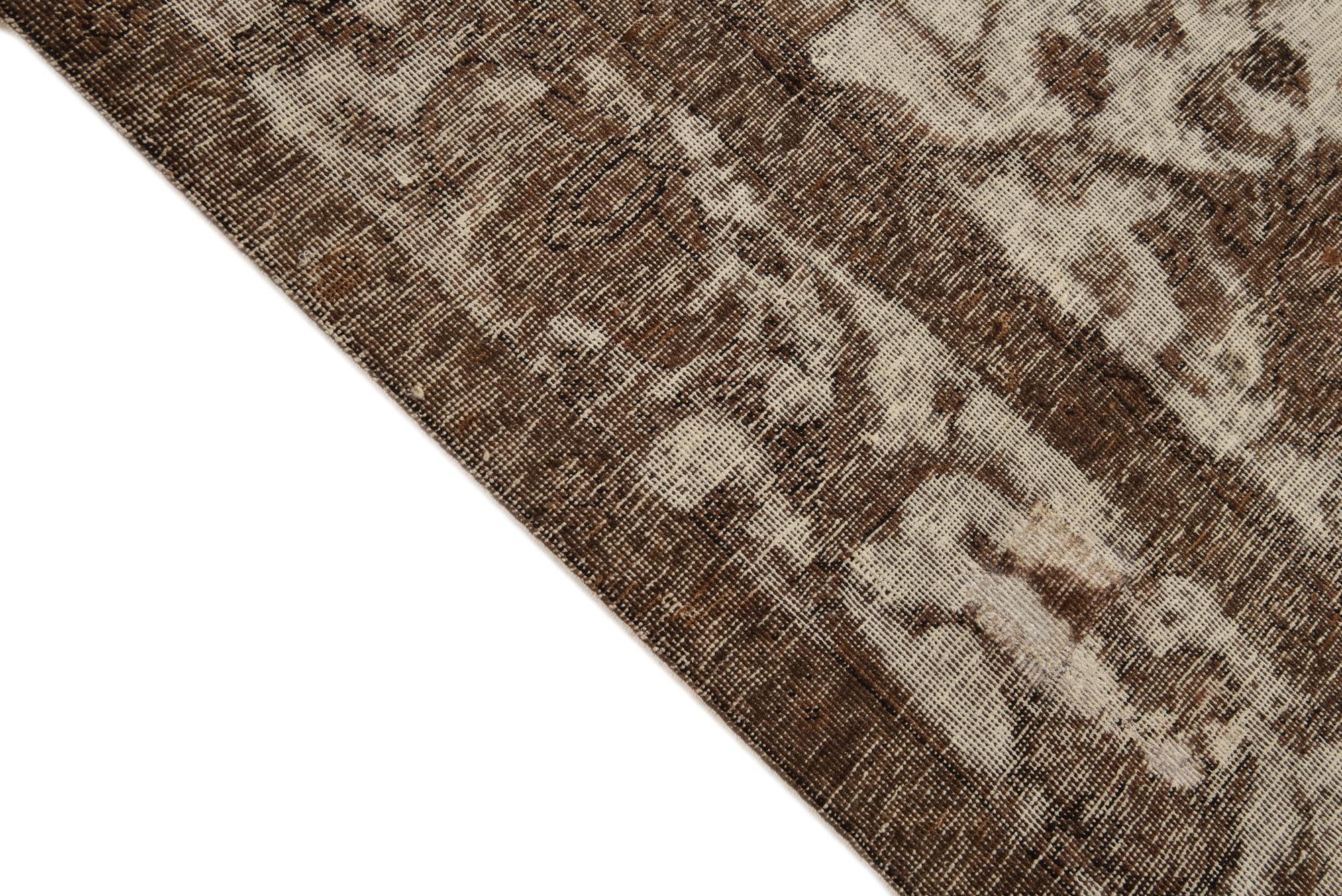 8' 8 x 12' 2 Hand Knotted Ultra Vintage Persian Wool Rug