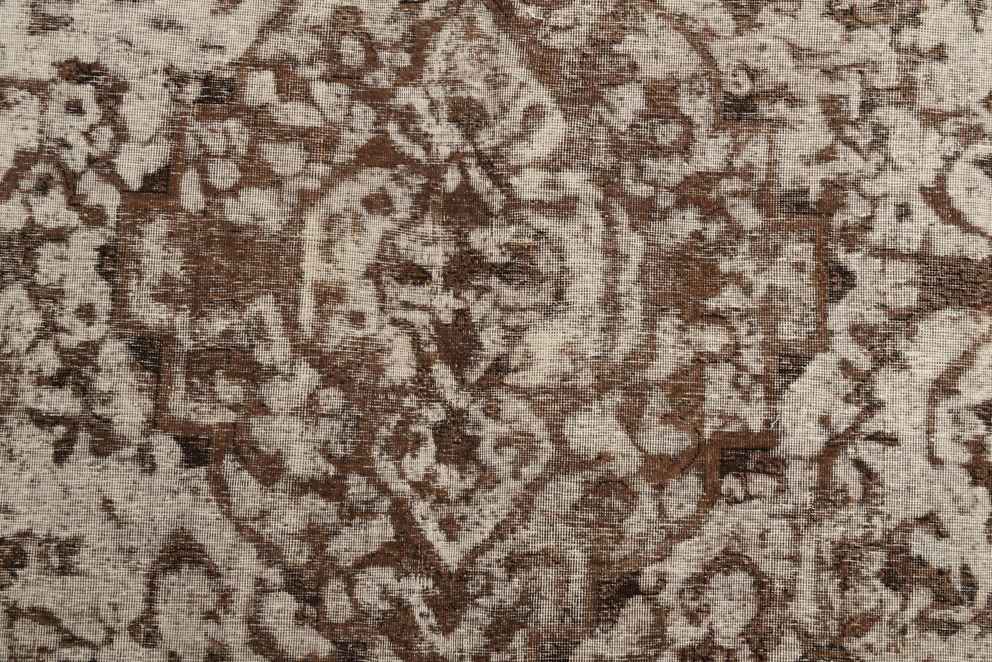 8' 8 x 12' 2 Hand Knotted Ultra Vintage Persian Wool Rug