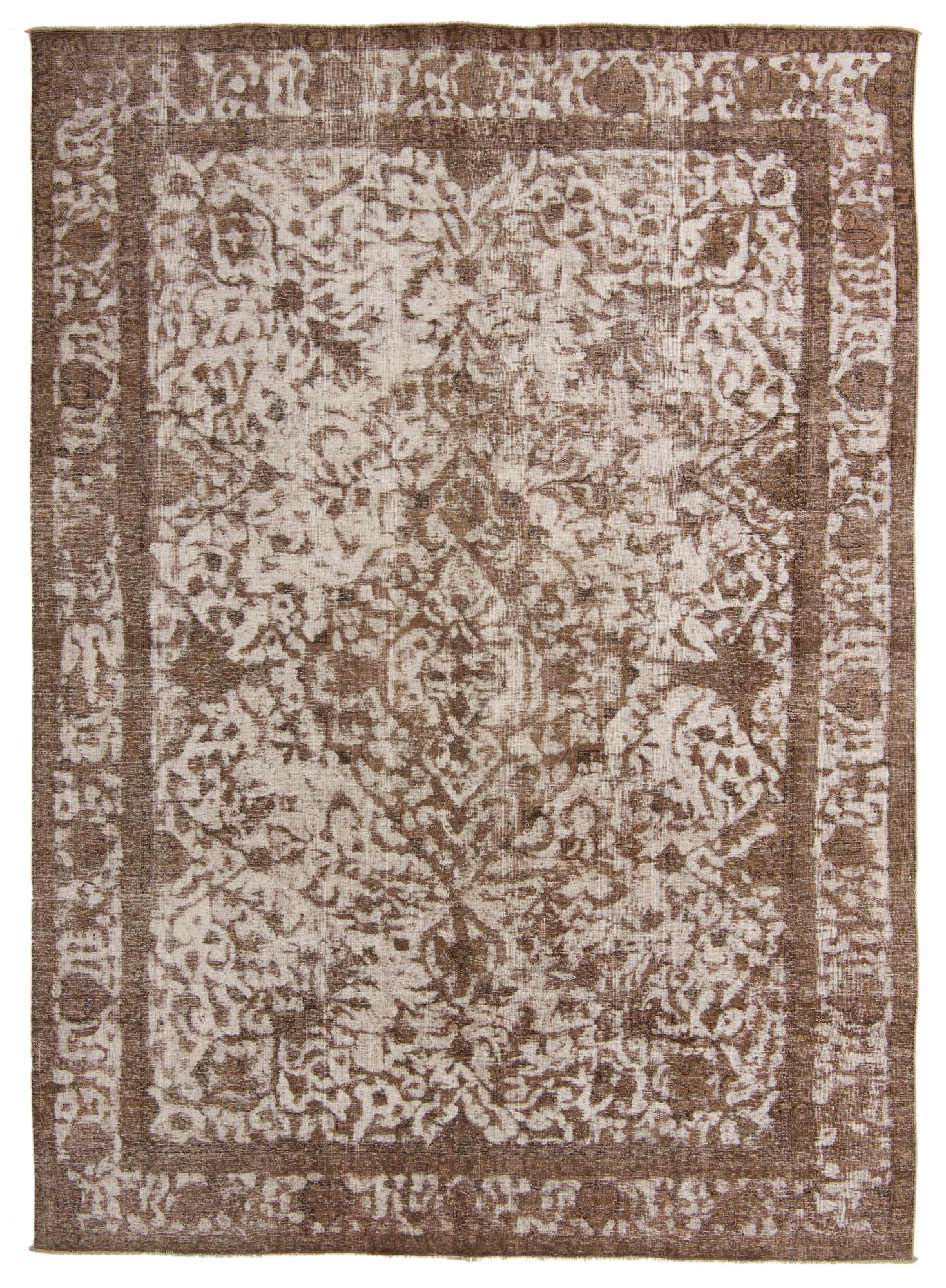 8' 8 x 12' 2 Hand Knotted Ultra Vintage Persian Wool Rug