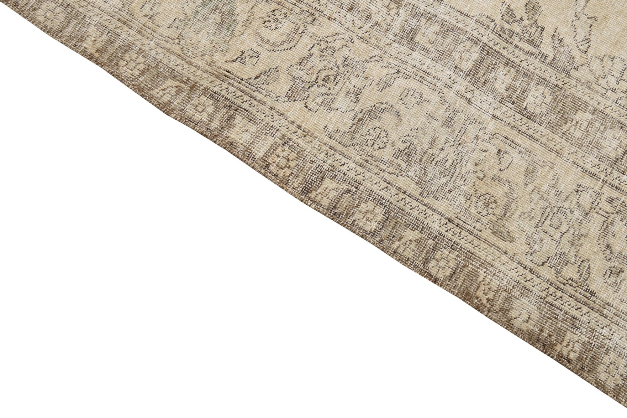 245cm x 350cm anudado a mano Ultra Vintage Alfombra Persa Lana