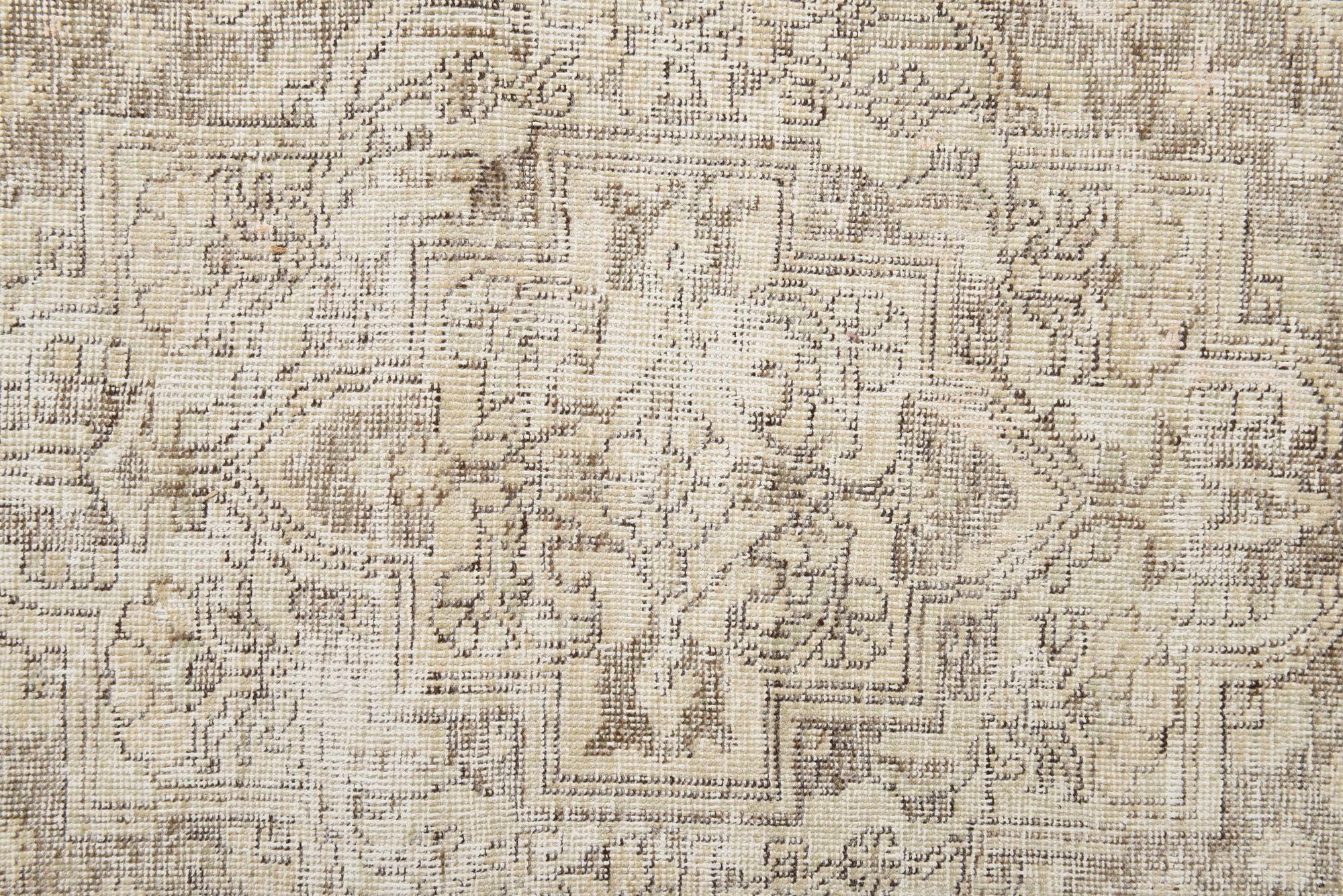 245cm x 350cm anudado a mano Ultra Vintage Alfombra Persa Lana