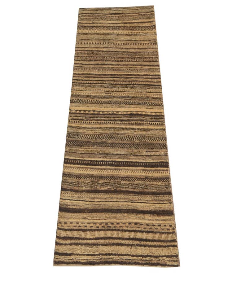 Detail image of 2' 4 x 4' 9  Hand Knotted Kashkuli Gabbeh Oriental Wool Runner Rug