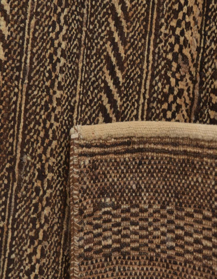Detail image of 2' 3 x 4' 7  Hand Knotted Kashkuli Gabbeh Wool Runner Rug
