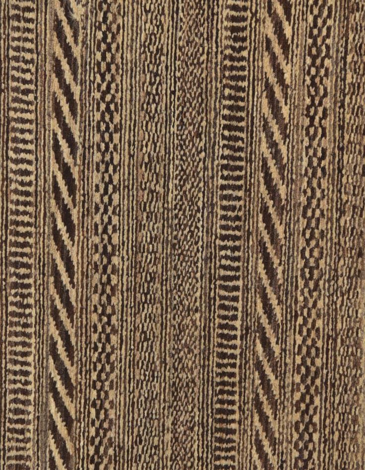 Detail image of 2' 1 x 4'  Hand Knotted Kashkuli Gabbeh Oriental Wool Runner Rug