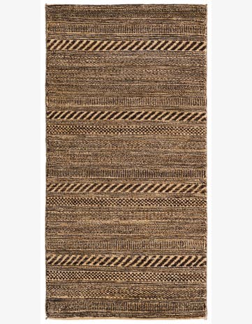 2' 1 x 4' Hand Knotted Kashkuli Gabbeh Oriental Wool Runner Rug