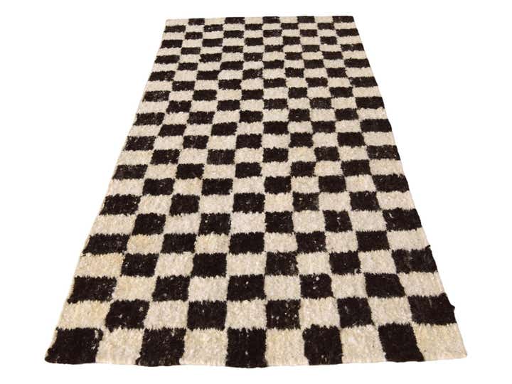 3' x 8' 2 Hand Knotted Moroccan Wool Runner Rug