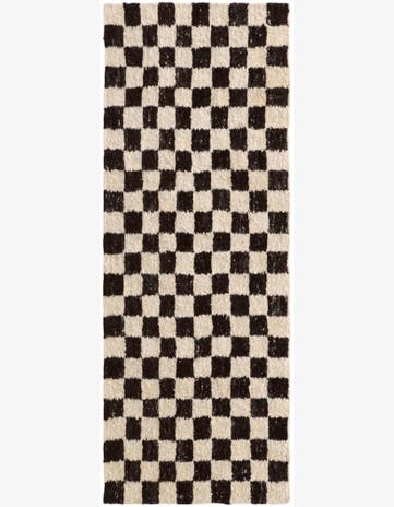 3' x 8' 2 Hand Knotted Moroccan Wool Runner Rug
