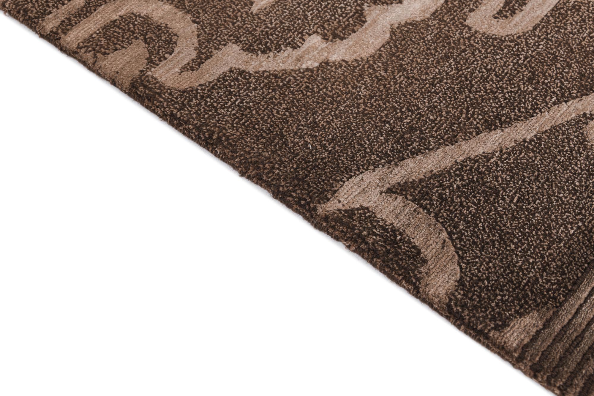 6' 8 x 10' Hand Knotted Darya Wool Rug