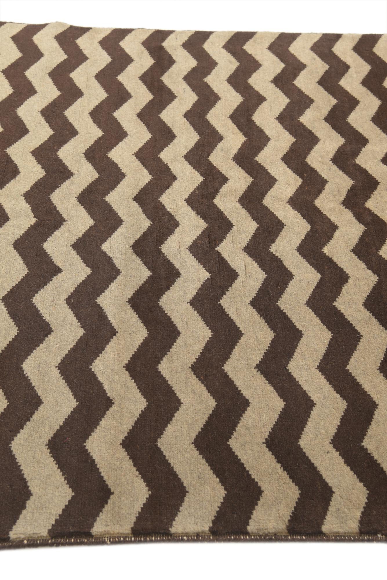 5' x 6' 4 Hand Knotted Modern Ziegler Rug