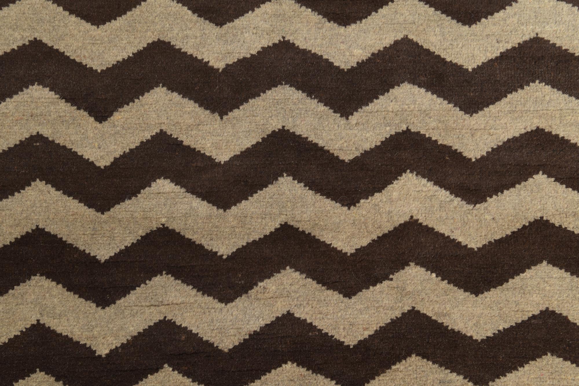 5' x 6' 4 Hand Knotted Modern Ziegler Rug