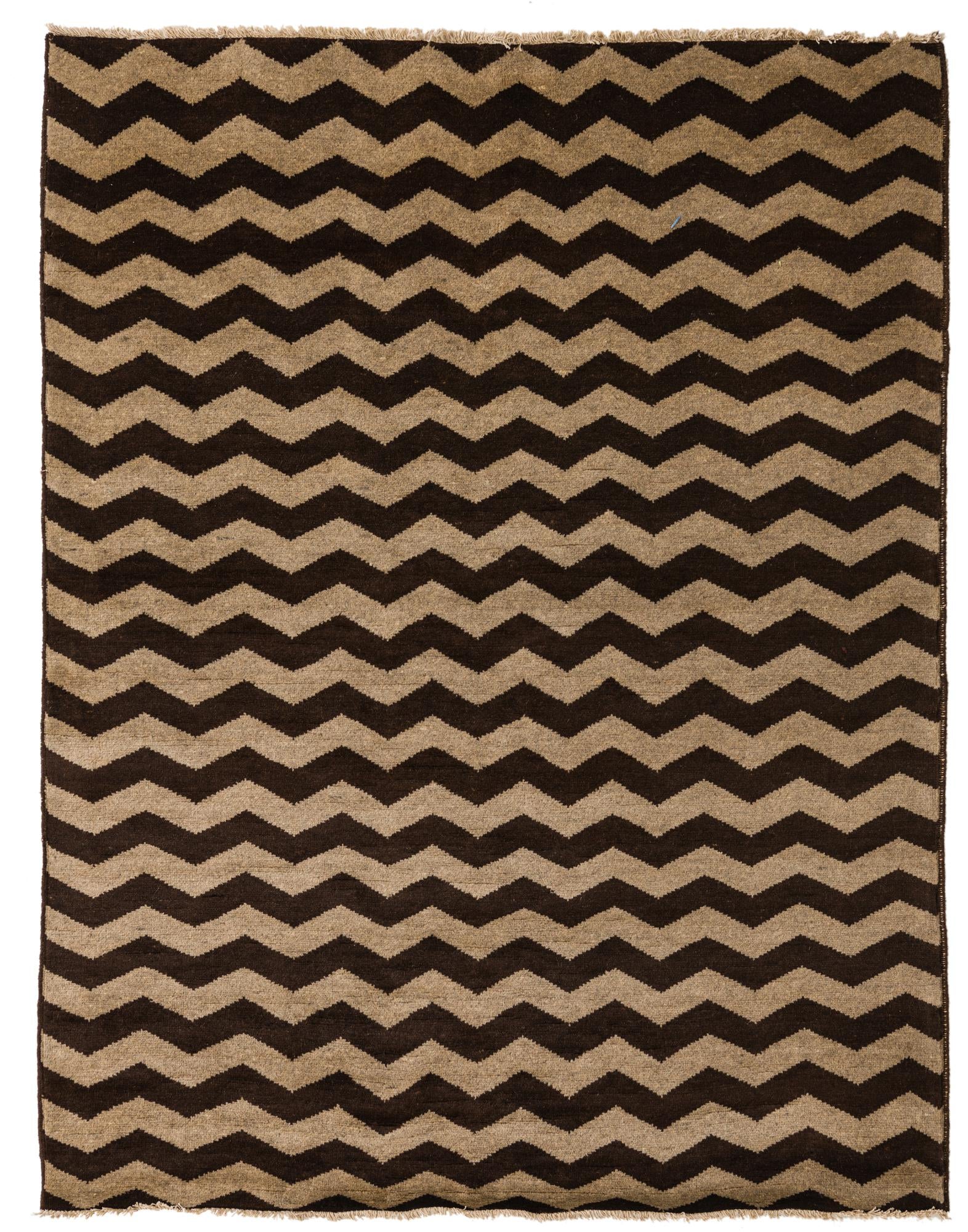 5' x 6' 4 Hand Knotted Modern Ziegler Rug
