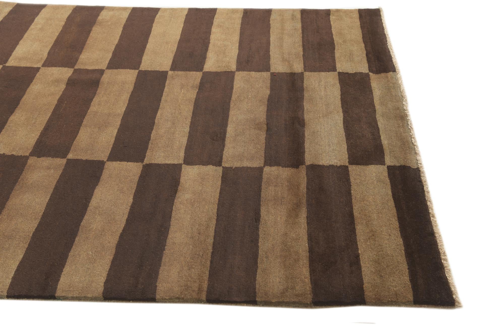 5' 1 x 6' 6 Hand Knotted Modern Ziegler Rug