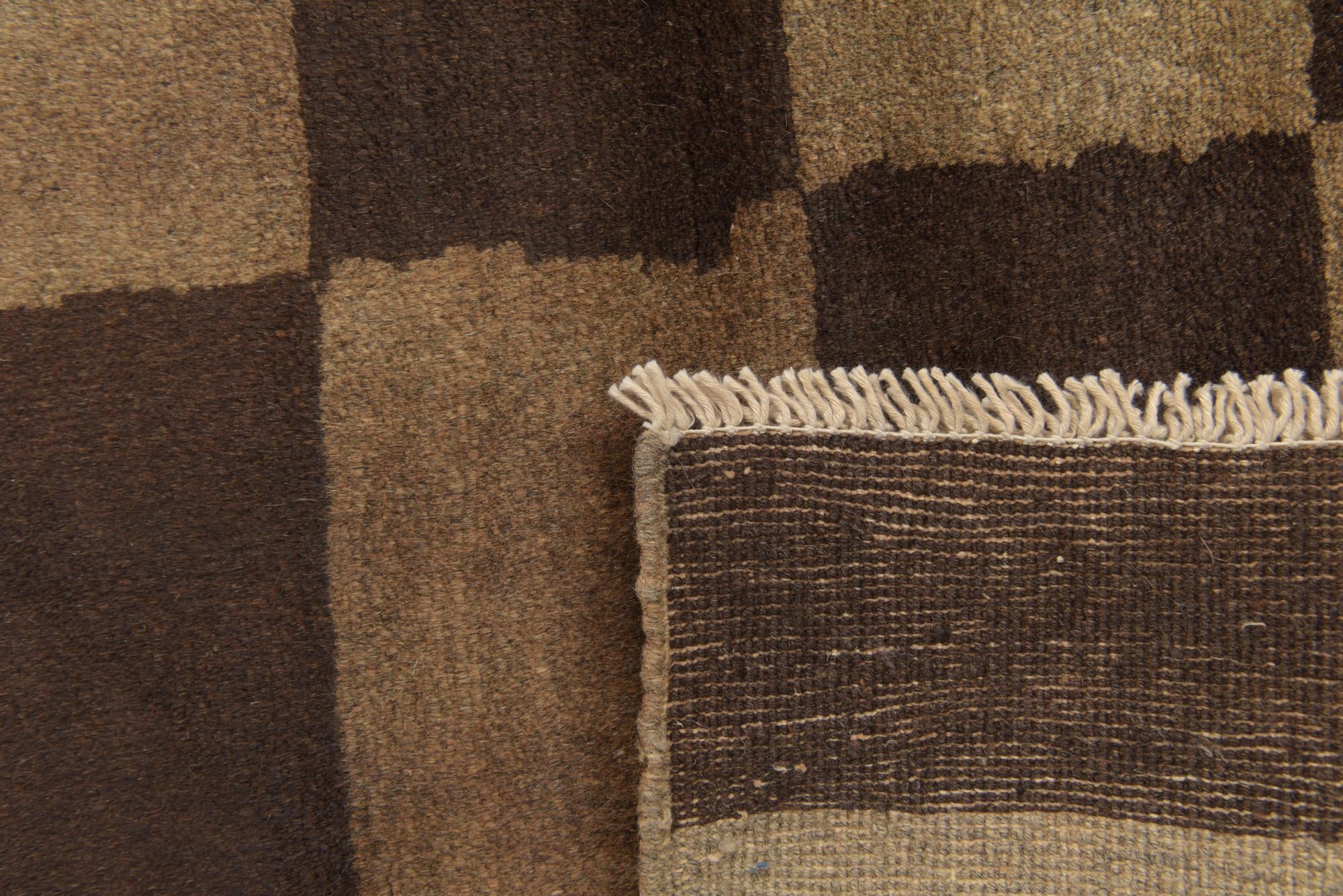 5' 1 x 6' 6 Hand Knotted Modern Ziegler Rug