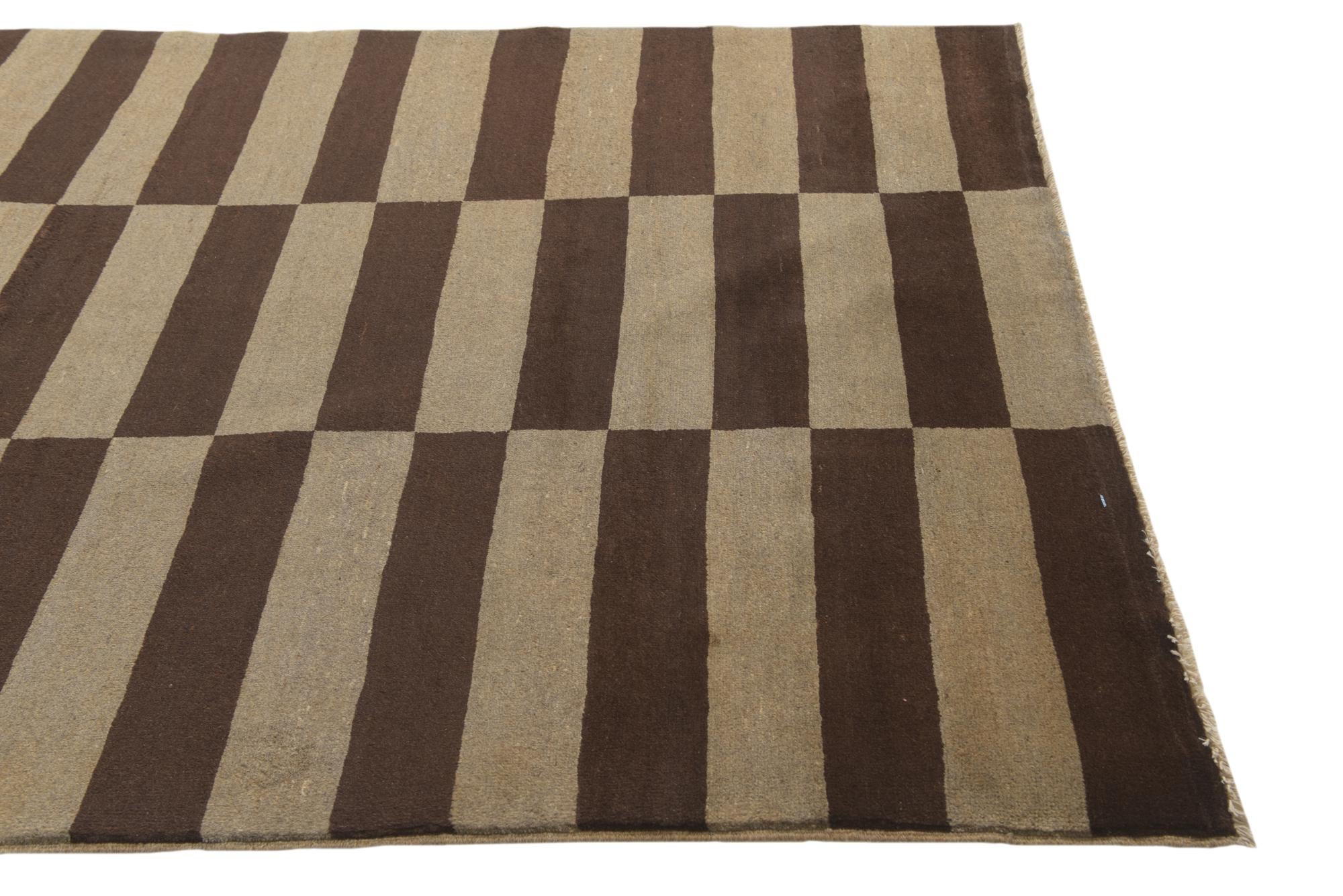 5' 2 x 7' 10 Hand Knotted Modern Ziegler Rug
