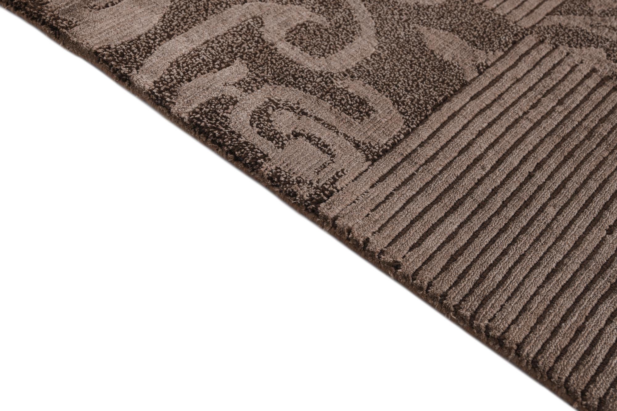 2' 8 x 9' 11 Hand Knotted Darya Wool Runner Rug