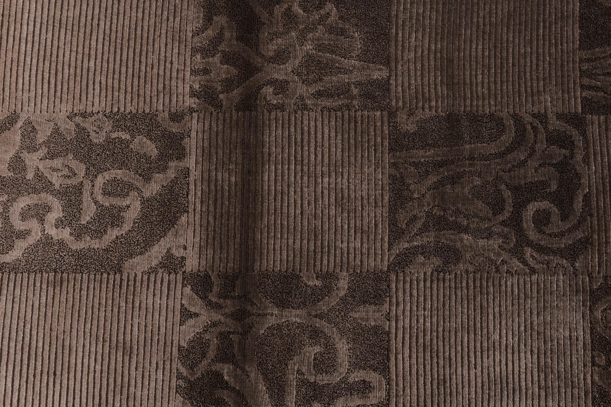 2' 8 x 9' 11 Hand Knotted Darya Wool Runner Rug
