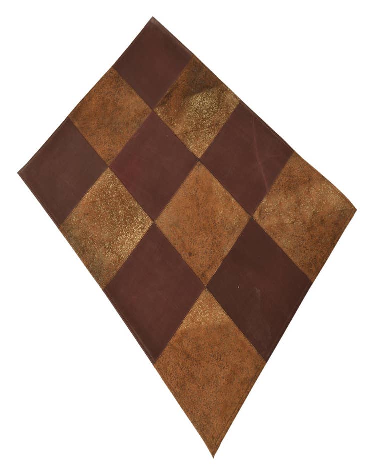 Detail image of 2' 1 x 3' Cowhide Leather Rug