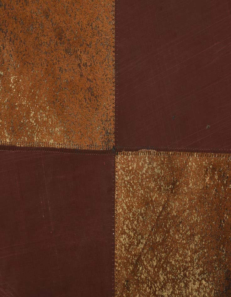 Detail image of 2' 1 x 3' Cowhide Leather Rug