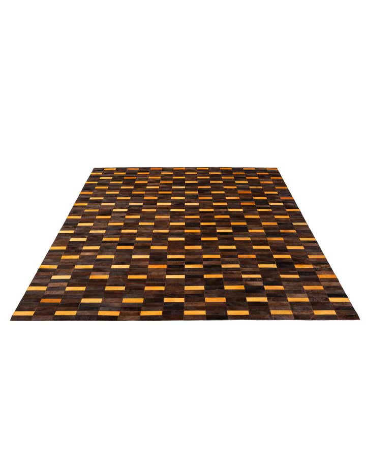 8' x 9' 10 Cowhide - Patchwork Rug