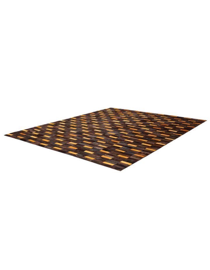 8' x 9' 10 Cowhide - Patchwork Rug