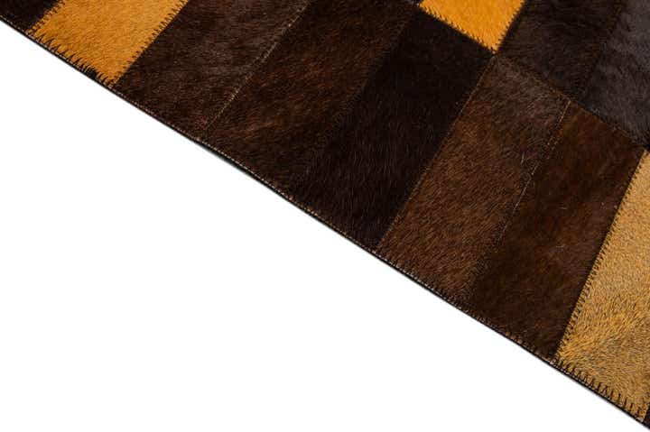 8' x 9' 10 Cowhide - Patchwork Rug